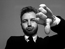 Thumbs Down Man With Beard